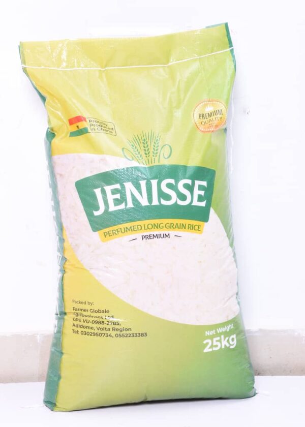 Jenisse Rice Long Grain 25kg  (To order, complete bulk order form)